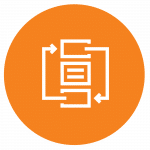 A rotation of benefits icon